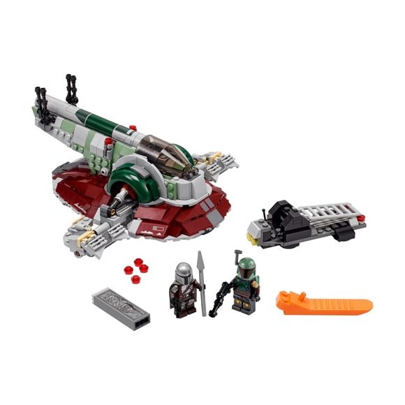 Star Wars Lego Nave Estelar de Boba Fett Edades 9+ # 75312 Artículo 593 Piezas | LAU-754803